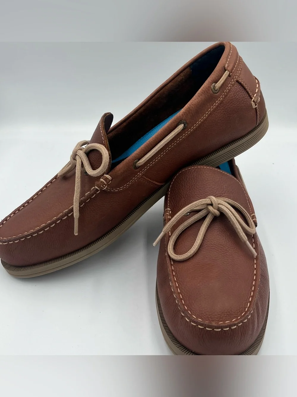 Dockers Darnell Leather Waterproof Boat Shoes Men’s Size 13 Briar (Brown)